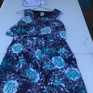 Blue Floral Sun Dress